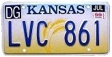KS License Plate
